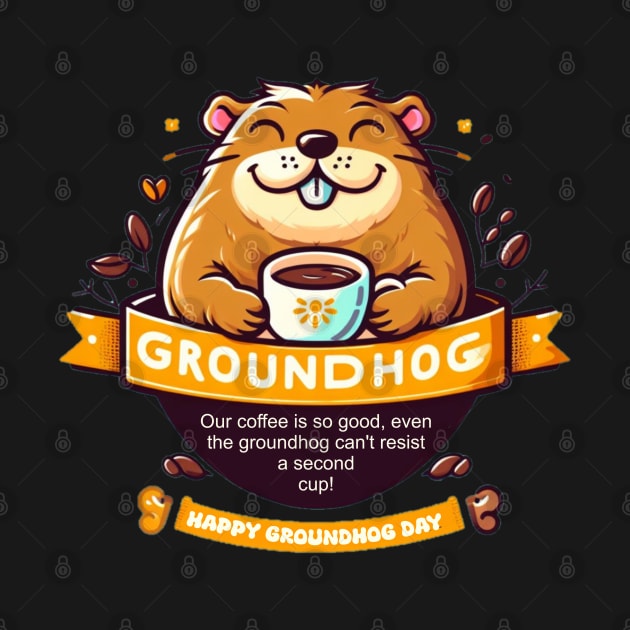 Groundhog coffee is so good by AOAOCreation