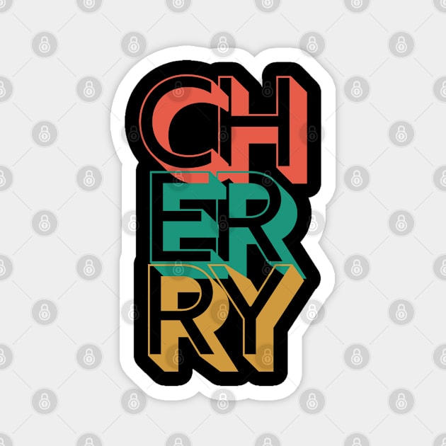 Retro Cherry Magnet by Rev Store