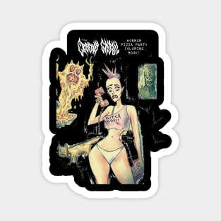 Groovy Ghoul Pizza Party! Magnet