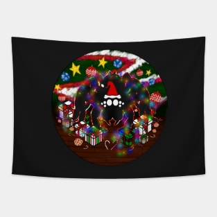 Santa Spider Full Design (Red Peppermint 1) Tapestry