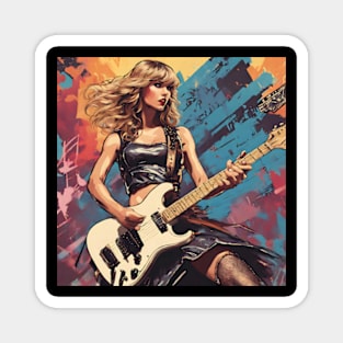 Taylor Swift vintage dnd style art Magnet