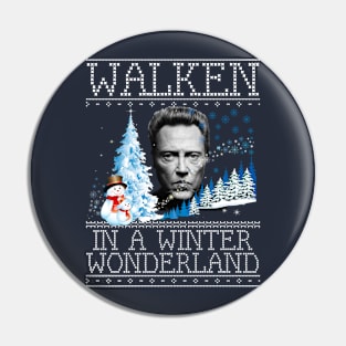 Walken In A Winter Wonderland Christmas Knit Pin