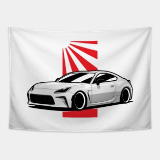 White GR86 JDM Coupe Tapestry
