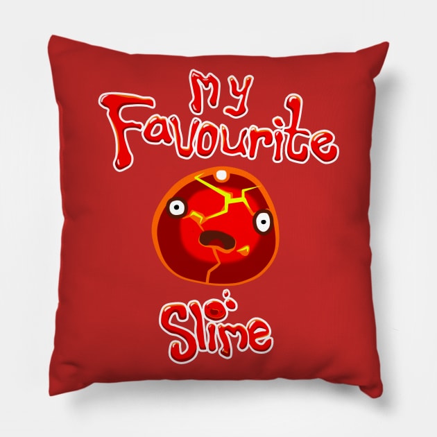 Boom slime Pillow by HamsterOver