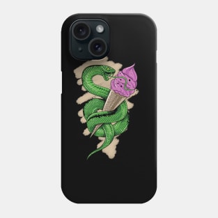 snake cream Phone Case