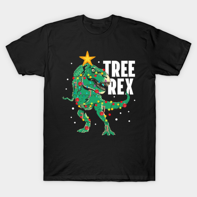 Discover Tree Rex Funny T-Rex Lover Dinosaur Christmas Tree Xmas - Tree Rex - T-Shirt