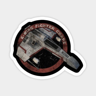 E - WING FIGHTER CORPS Magnet