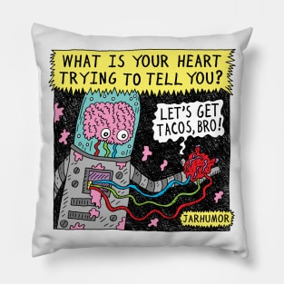 Heart Tacos Pillow