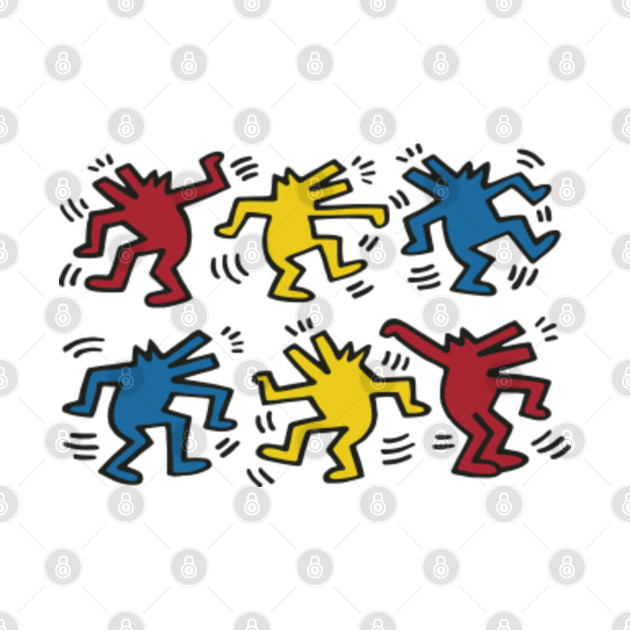 dancing dog keith haring