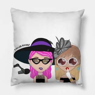 A Killer Podcast Murder for Money Hosts Pillow