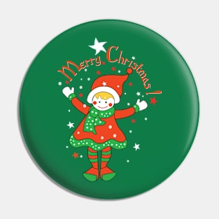 Merry Christmas Pin