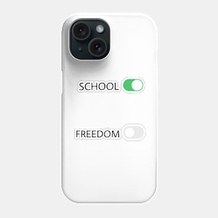 School and freedom Phone Case