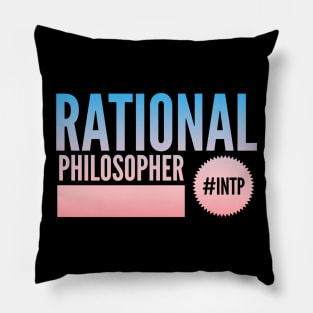 INTP Rational Philosopher Pillow