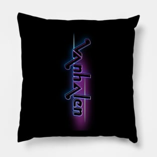 Van Halen - Old Logo Neon Vertical Pillow