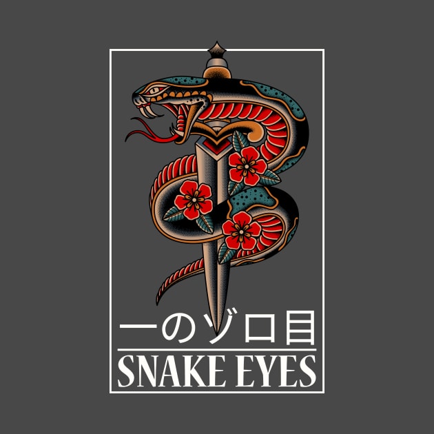 Snake Eyes Dagger by Tip Top Tee's