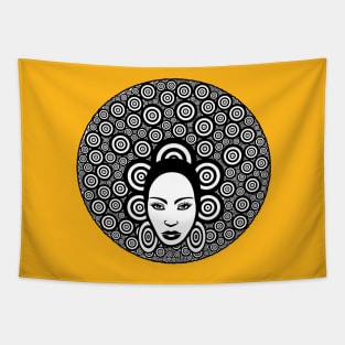 Afro Hair Tapestry