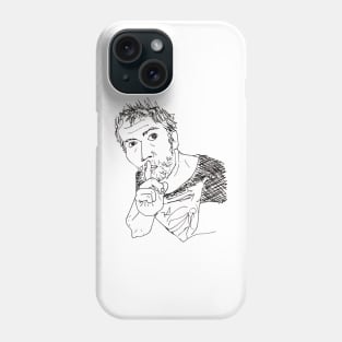 shhhhhh – rhod gilbert Phone Case