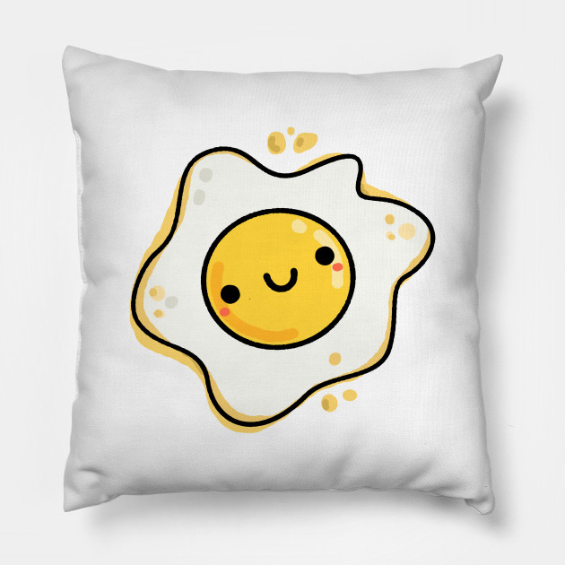 Kawaii Fried Egg Kawaii Egg Pillow Teepublic