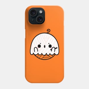 Spoopy Yarn Crochet Ghost Phone Case