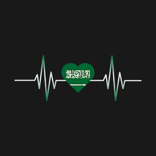 Saudi Arabia Heartbeat T-Shirt