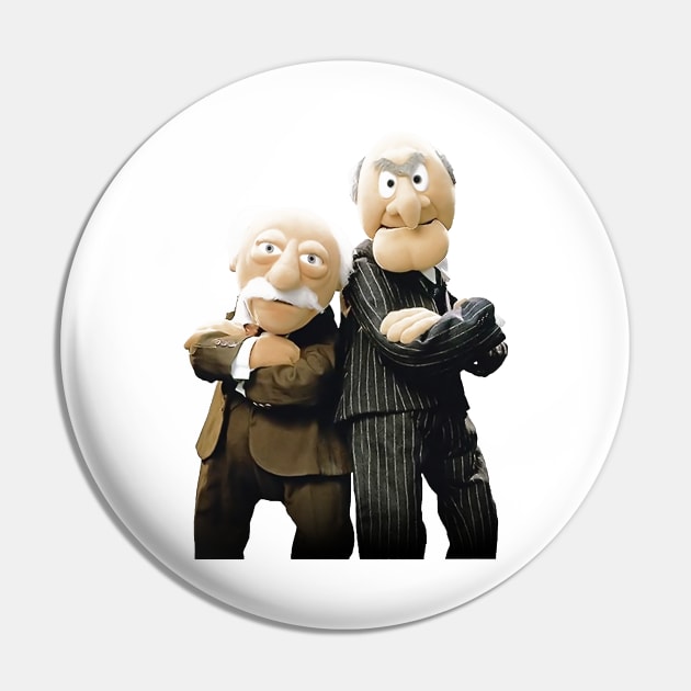 Statler and Waldorf Pin by kuswafidan