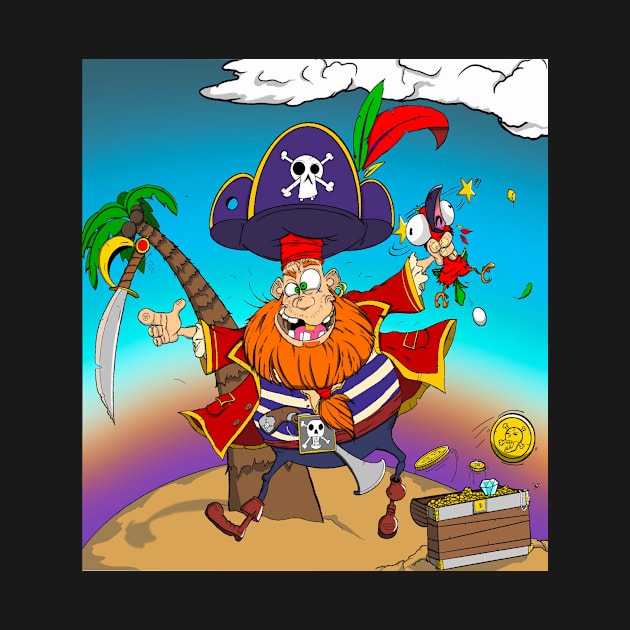 Pirate treasure by Goodtimecomics