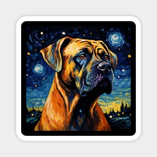 Boerboel Night Portrait Magnet