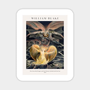 William Blake - The Red Dragon and the Woman Clothed with the Sun Magnet