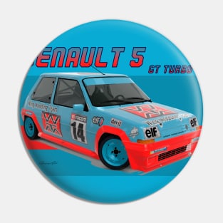 Renault 5 GT Turbo Pin