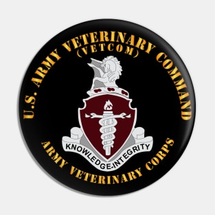 US Veterinary Command - VETCOM - Veterinary Corps Pin