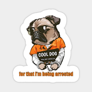 COOL PUG Magnet