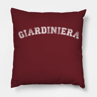 Giardiniera College Shirt Pillow