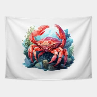 Red Crab Tapestry