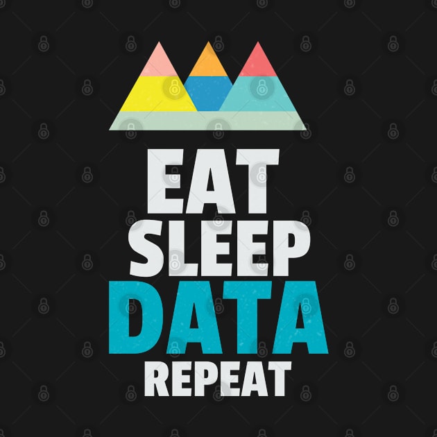 Eat Sleep Data Repeat by Teesson