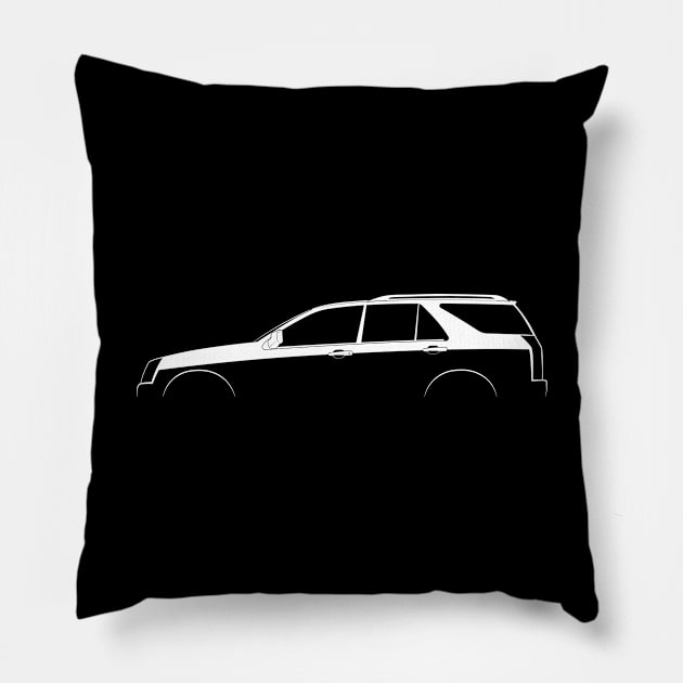Cadillac SRX (2004) Silhouette Pillow by Car-Silhouettes