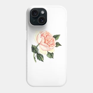 Elegant watercolor Rose Phone Case