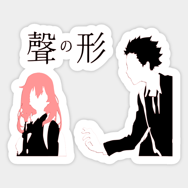 Koe No Katachi A Silent Voice Sticker Teepublic Au