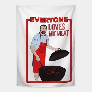 Everyone Loves My Meat Tapestry