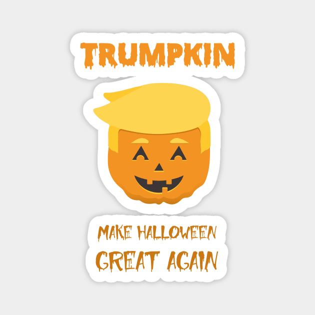 Trumpkin Make Halloween Great Again Magnet by Food in a Can