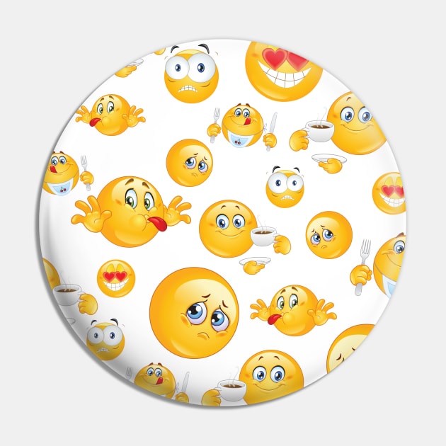 Emoji Pattern 1 Pin by B&K
