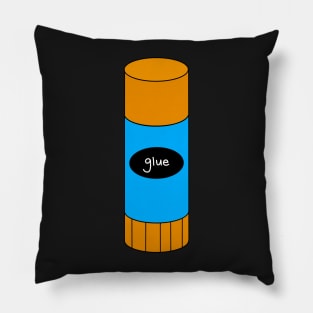 Glue Stick Clip Art Pillow