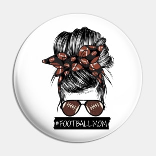 Football Mom Pin