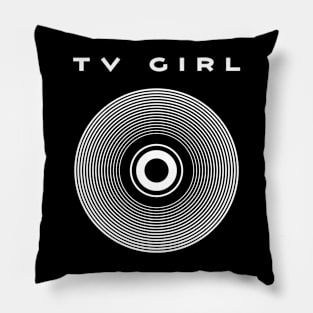 Retro TV Girl Pillow