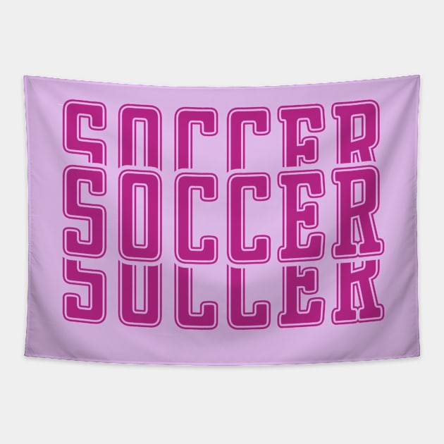 Just a Girl Who Loves Soccer, Soccer Mom, Soccer Girl Tapestry by Coralgb