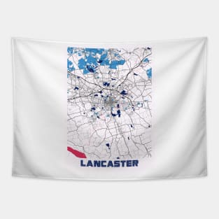 Lancaster - United States MilkTea City Map Tapestry