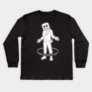 Marshmello Kids Long Sleeve T Shirts Teepublic - alone marshmallow jacket roblox