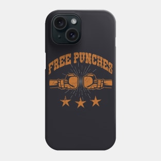 Free Punches Boxing Gloves Boxer Phone Case