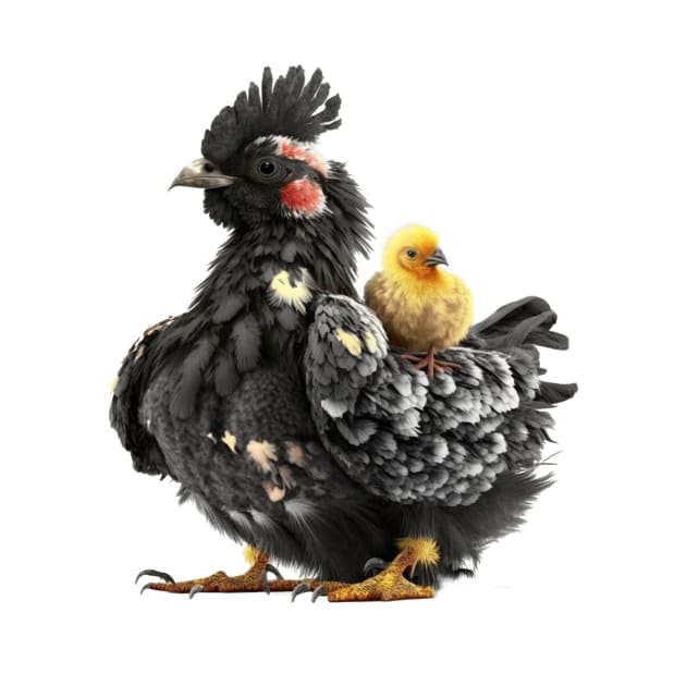 Piggy Back - Chick by My Geeky Tees - T-Shirt Designs