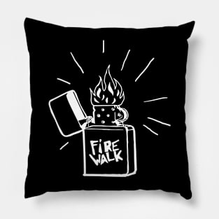 Fire walk Pillow