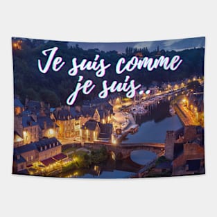 I am what I am - French Quotes Theme Tapestry